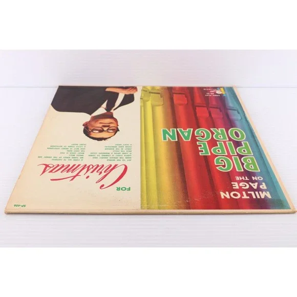 Milton Page – Big Pipe Organ for Christmas - 12" Vinyl LP Record Parade SP-406 - Picture 7 of 16